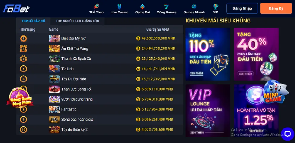 Game Bắn Cá Rồng Vàng S66